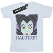 T-shirt Disney Maleficent Cropped Head