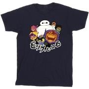 T-shirt Disney Big Hero 6 Baymax Group Manga