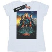 T-shirt Marvel Captain Movie Starforce Poster