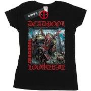 T-shirt Marvel Here Lies Deadpool