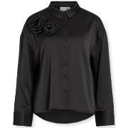 Blouses Vila Medina Rose Shirt L/S - Black