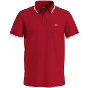 T-shirt Tommy Jeans Polo Ref 61918 XNL Rouge