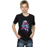 T-shirt enfant Marvel Captain Neon Warrior