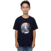 T-shirt enfant Marvel Captain America Civil War Hex Shield