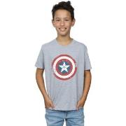 T-shirt enfant Marvel Captain America Civil War Distressed Shield