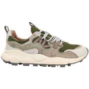 Baskets Flower Mountain Baskets Yamano 3 Homme Off White/Military/Gree...