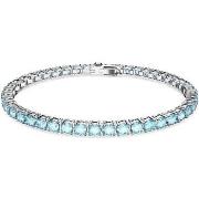 Bracelets Swarovski Bracelet Matrix tennis bleu M