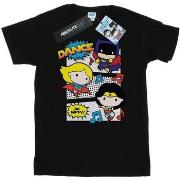 T-shirt Dc Comics Chibi Super Friends Dance