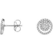 Boucles oreilles Cleor Boucles d'oreilles en argent 925/1000 et zircon