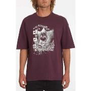 T-shirt Volcom Camiseta Safetytee Mulberry