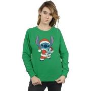 Sweat-shirt Disney Lilo And Stitch Stitch Christmas