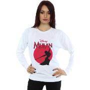 Sweat-shirt Disney Mulan Dragon Silhouette