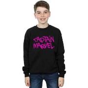 Sweat-shirt enfant Marvel Captain Spray Text