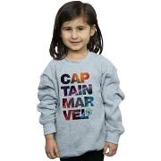 Sweat-shirt enfant Marvel Captain Space Text