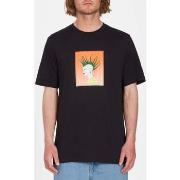 T-shirt Volcom Camiseta Justin Hager Hagerhawk Black