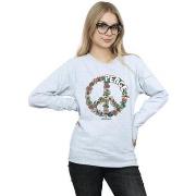 Sweat-shirt Woodstock Floral Peace
