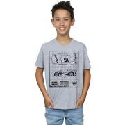 T-shirt enfant Disney Cars Cruz Ramirez Blueprint