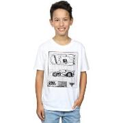 T-shirt enfant Disney Cars Cruz Ramirez Blueprint