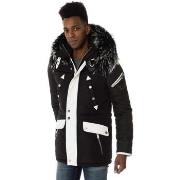 Veste Horspist BOSS NOIR BLANC COL SILVER