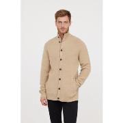 Pull Lee Cooper Gilet CALUS Argile Beige