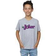 T-shirt enfant Dc Comics The Joker Text Logo