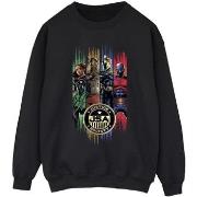 Sweat-shirt Dc Comics Black Adam JSA Gold Badge