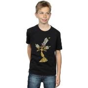 T-shirt enfant Disney Beauty And The Beast Lumiere Distressed