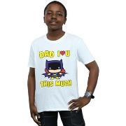 T-shirt enfant Dc Comics Batman Dad I Love You This Much