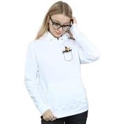 Sweat-shirt Dessins Animés Daffy Duck Faux Pocket