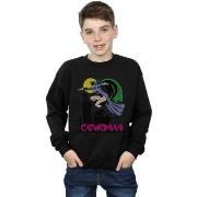 Sweat-shirt enfant Dc Comics Catwoman Crackle Logo