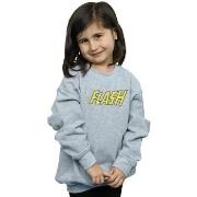 Sweat-shirt enfant Dc Comics Flash Crackle Logo