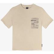 T-shirt enfant Le Temps des Cerises T-shirt hyacibo beige