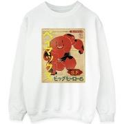 Sweat-shirt Disney Big Hero 6 Baymax Baymax Newspaper