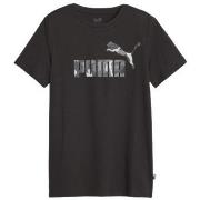 T-shirt enfant Puma TEE SHIRT NOIR - Noir - 164