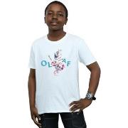 T-shirt enfant Disney Frozen 2 Olaf Leaf Jump