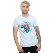 T-shirt Dc Comics Aquaman Mera Geometric