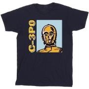 T-shirt enfant Disney C3PO Line Art