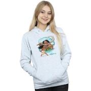 Sweat-shirt Disney Moana And Maui Wave