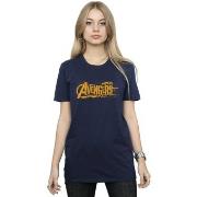 T-shirt Marvel Avengers Infinity War Orange Logo