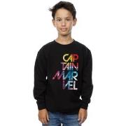 Sweat-shirt enfant Marvel Captain Galactic Text