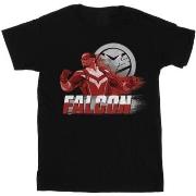 T-shirt enfant Marvel The Falcon And The Winter Soldier Falcon Red Fur...