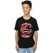T-shirt enfant Dc Comics Chibi Harley Quinn Badge