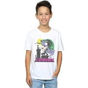 T-shirt enfant Dc Comics Catwoman Crackle Logo