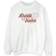 Sweat-shirt Disney Obi-Wan Kenobi Darth Vader Ribbon Font