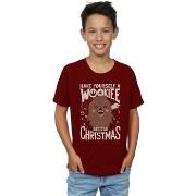 T-shirt enfant Disney Wookiee Little Christmas