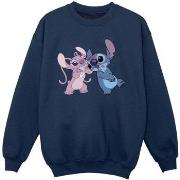 Sweat-shirt enfant Disney Lilo Stitch Kisses