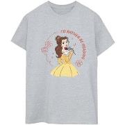 T-shirt Disney Beauty And The Beast I'd Rather Be Reading