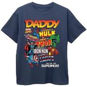 T-shirt enfant Marvel Our Dad Superhero