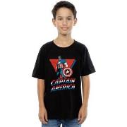 T-shirt enfant Marvel Captain America Standing