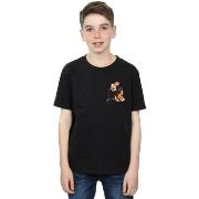 T-shirt enfant Janis Joplin Floral Faux Pocket